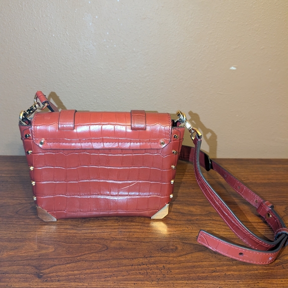 Michael Kors Red Leather Crossbody Bag - Picture 3 of 4